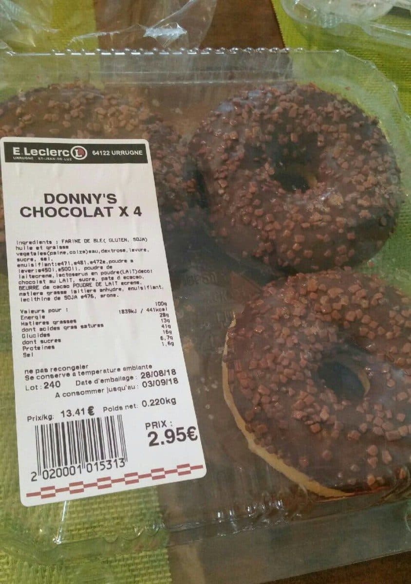 Open Food Facts Donny' s chocolat packshot