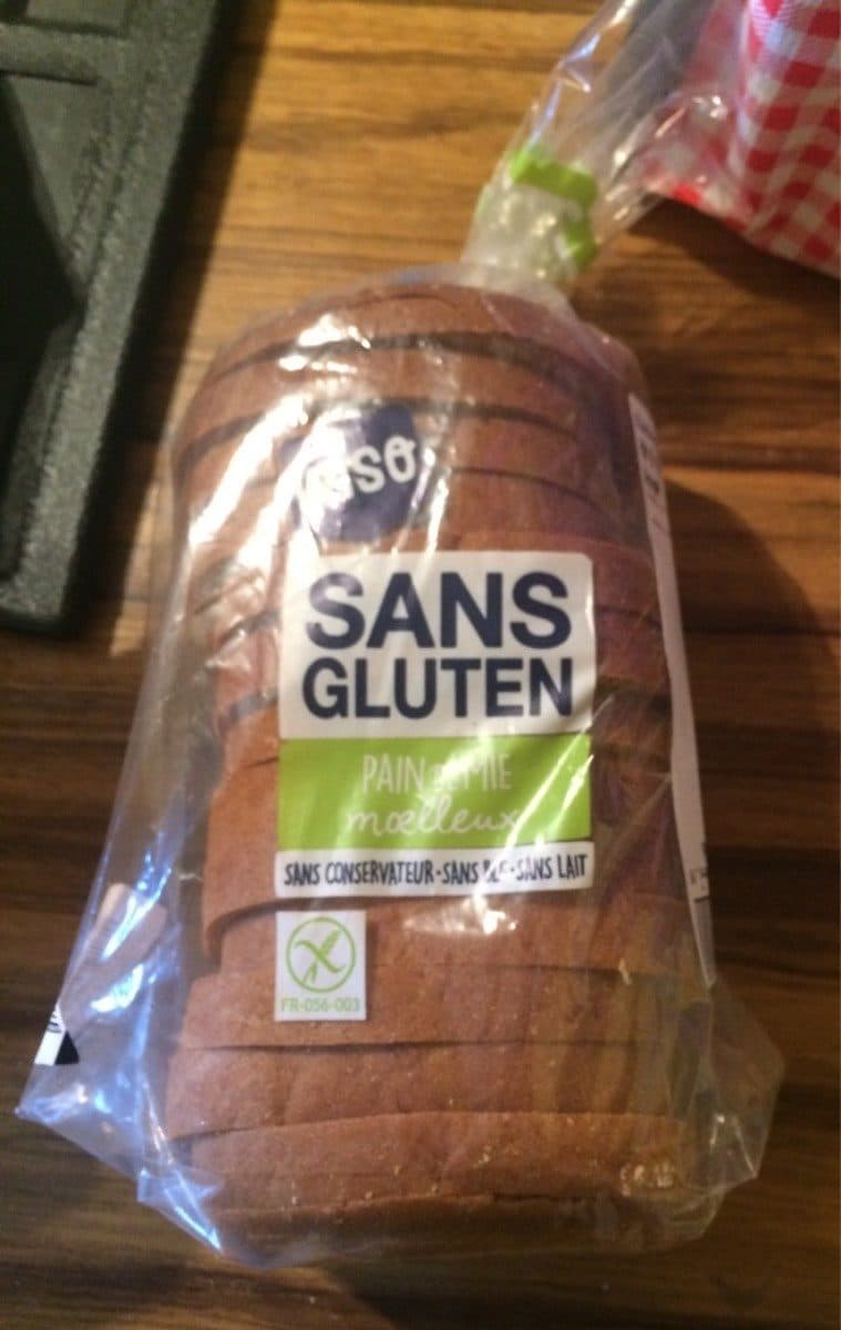 Open Food Facts Pain de mie sans gluten packshot
