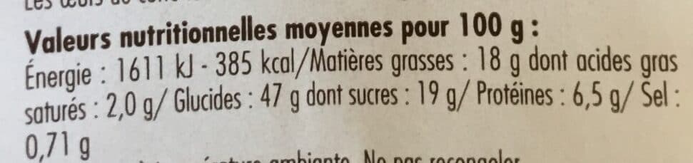 Open Food Facts Beignets Moelleux Chocolat Noisette packshot