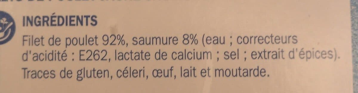 Open Food Facts Filets poulet jaunes Extra Tendre packshot