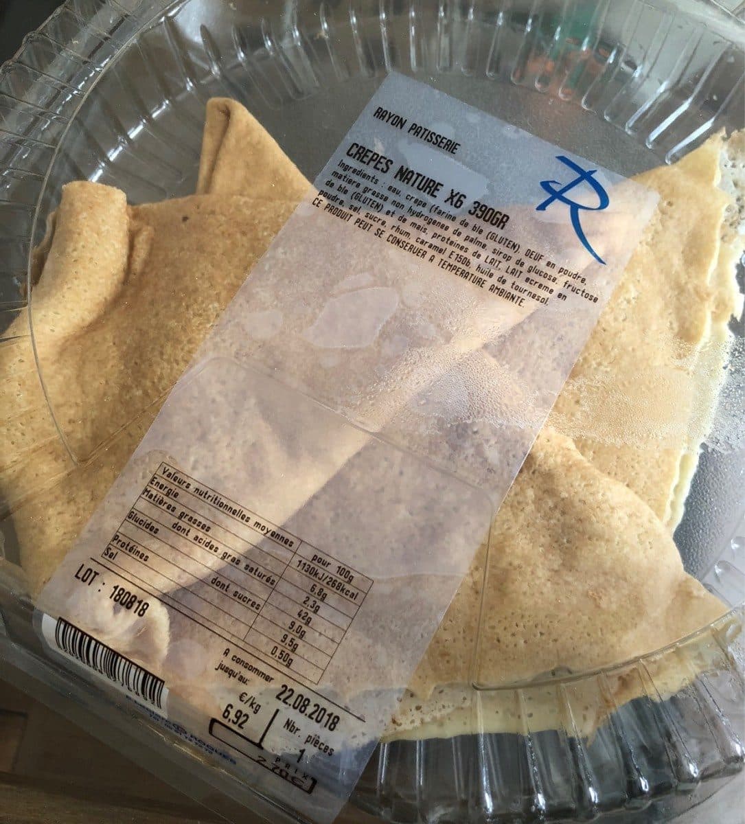 Open Food Facts Crepes natures packshot