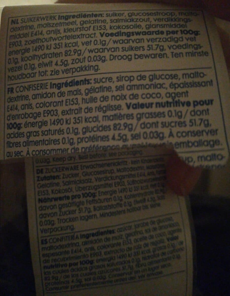 Hema Bâtonnets de réglisse packshot