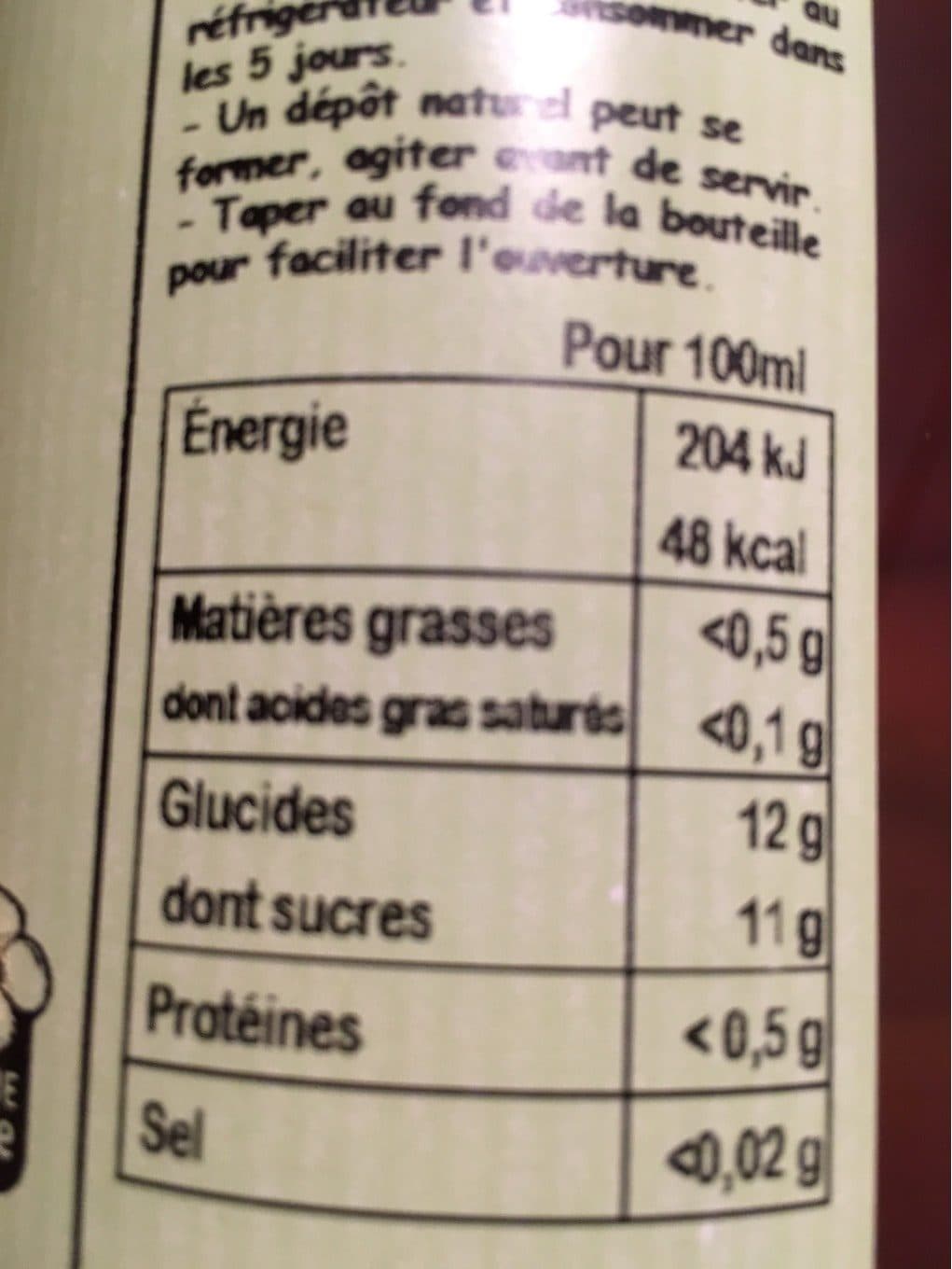 Les Fruits De Campredon Jus de pomme packshot