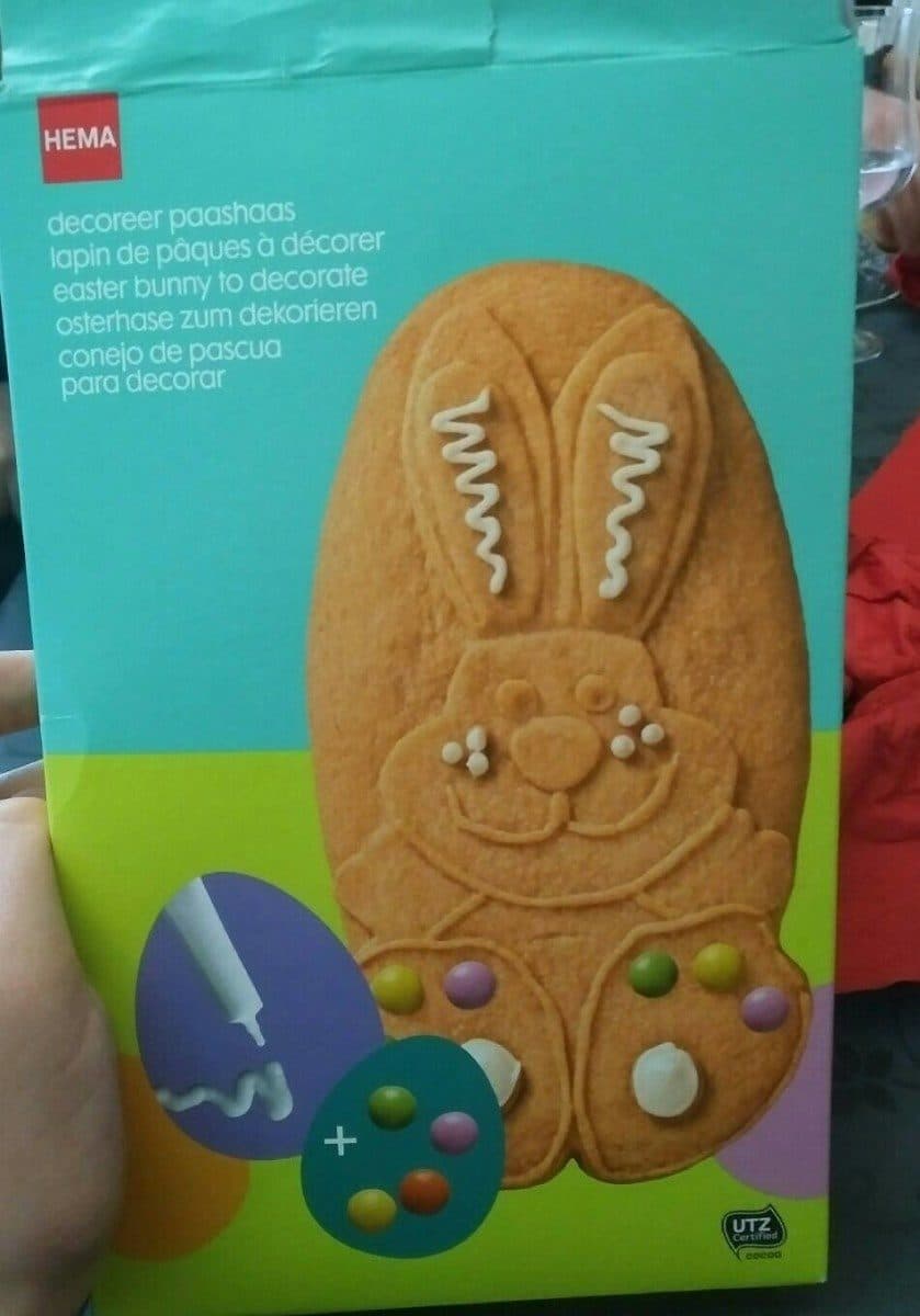 Open Food Facts Lapin de pâques à décorer packshot