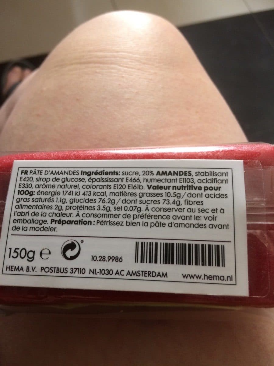 Open Food Facts Marzipan packshot
