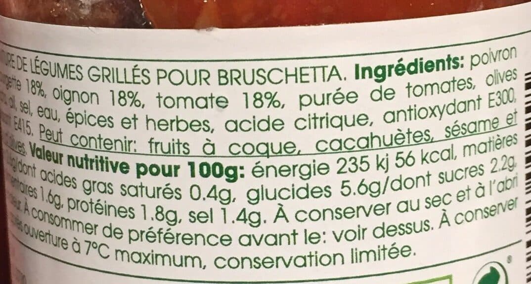 Hema Garniture pour bruschetta packshot