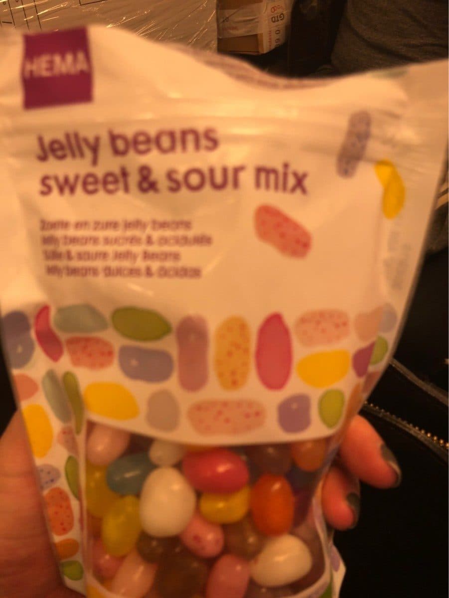 Hema Jelly beans sweet and sour packshot