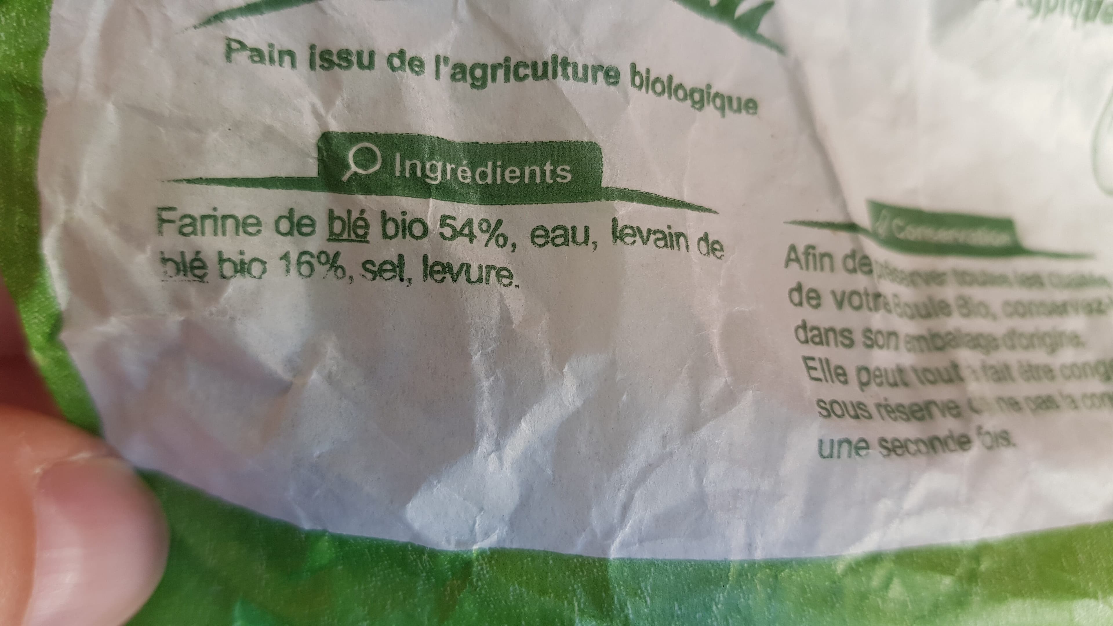 Carrefour BIO La boule bio packshot