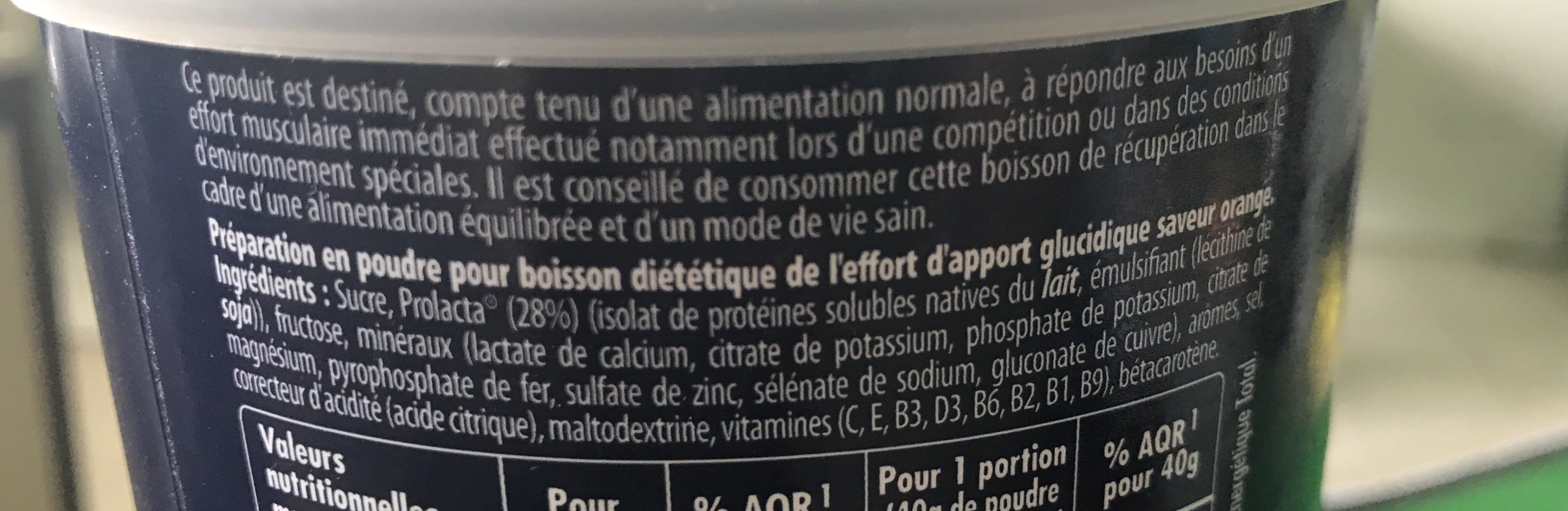 Open Food Facts Boisson récuperation packshot