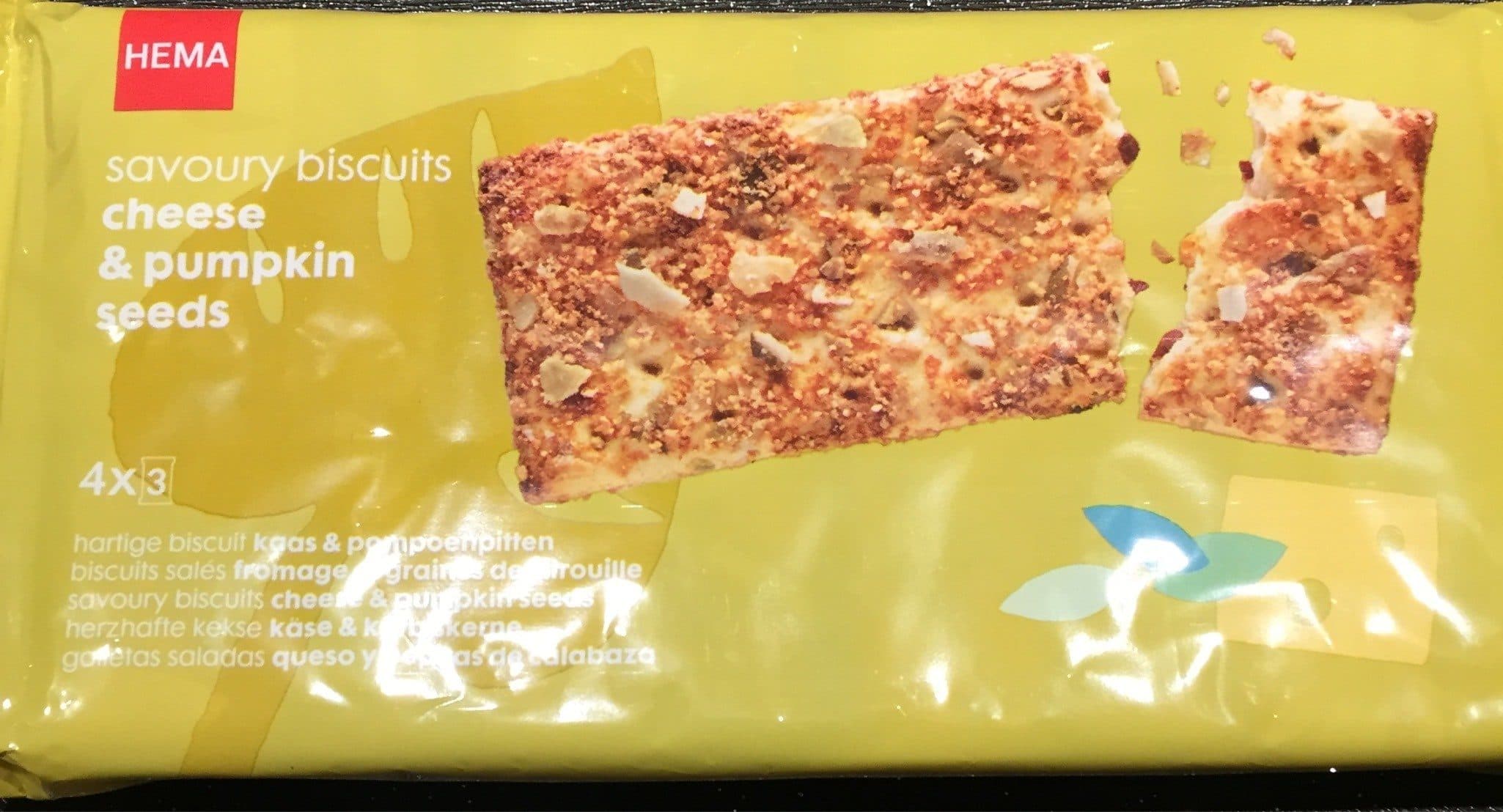 Open Food Facts Savoury biscuits cheese & pumpkin seeds packshot