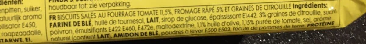 Open Food Facts Savoury biscuits cheese & pumpkin seeds packshot