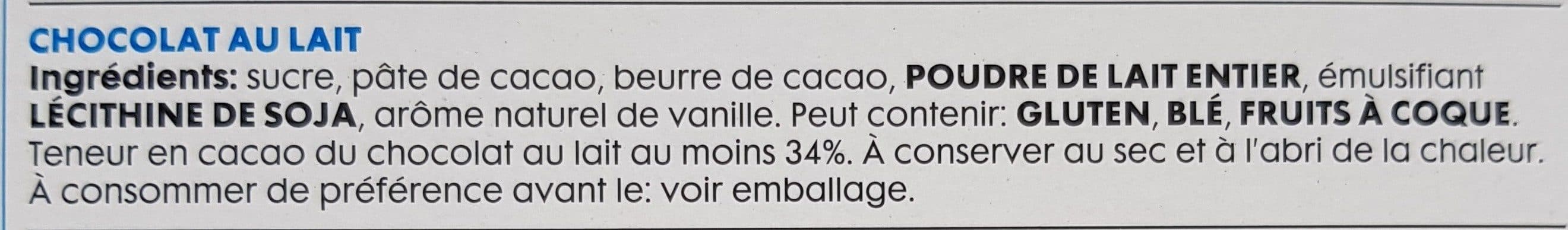 Hema Chocolat au lait packshot