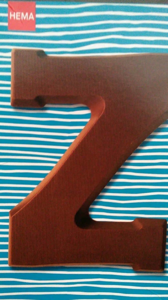 Hema Lettres au chocolat au lait packshot