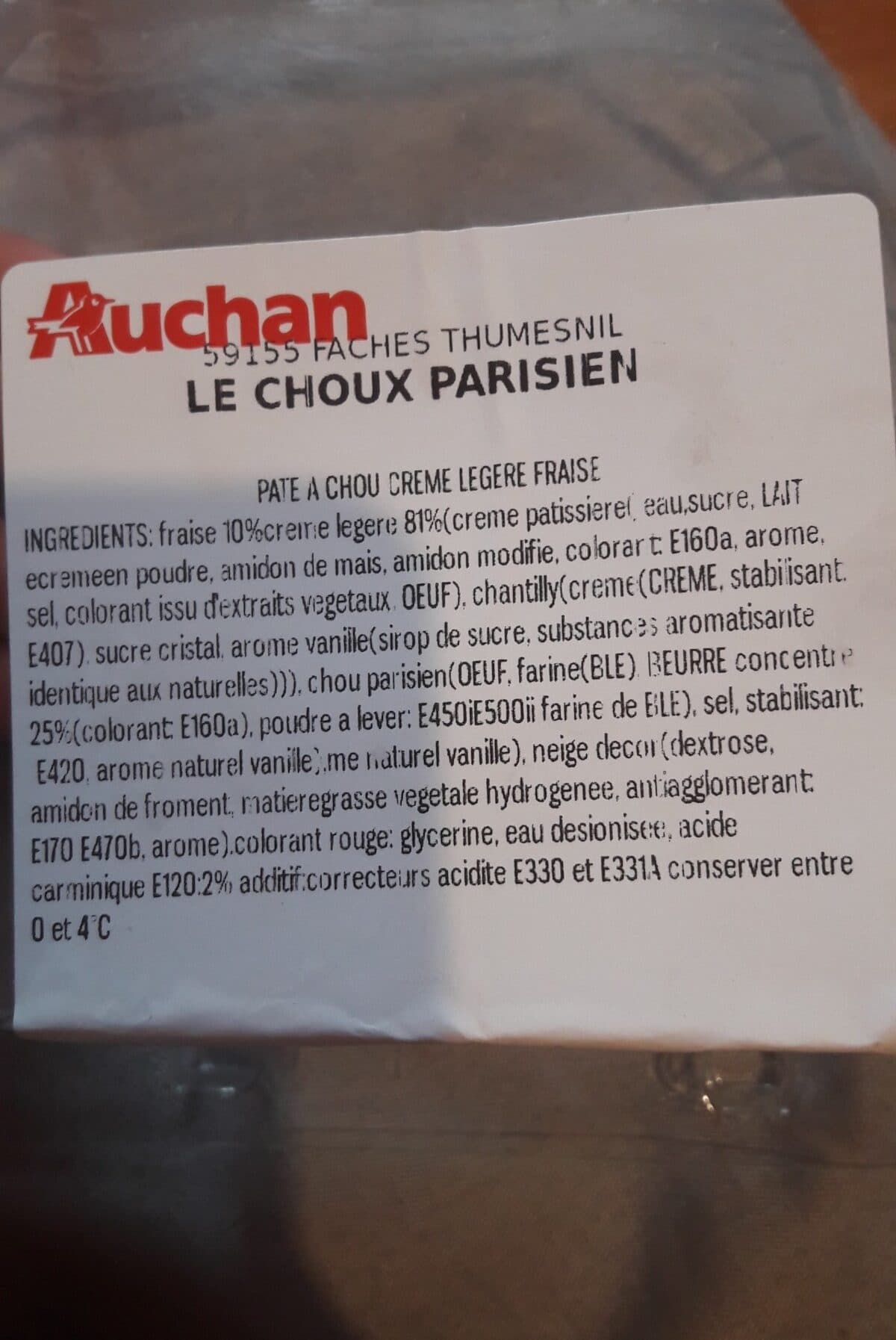 Open Food Facts Choux parisiens packshot