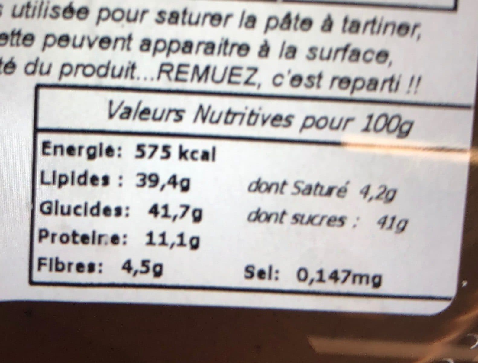 Open Food Facts NUT'ALSACE packshot