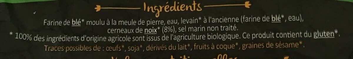 Open Food Facts Pain aux noix packshot