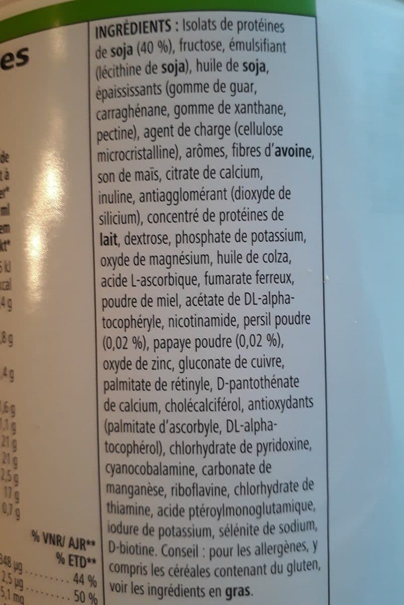 Herbalife Formule 1 herbalife Vanille packshot
