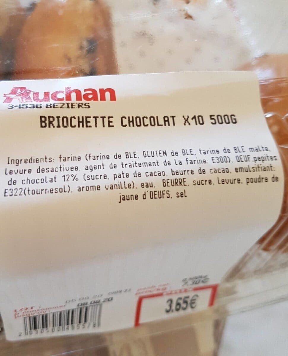 Kinder Briochettes chocolat packshot