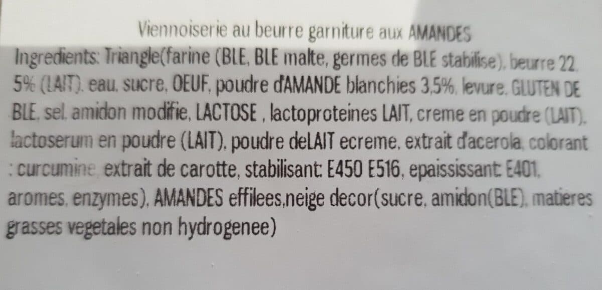 Auchan Triangle aux amandes packshot