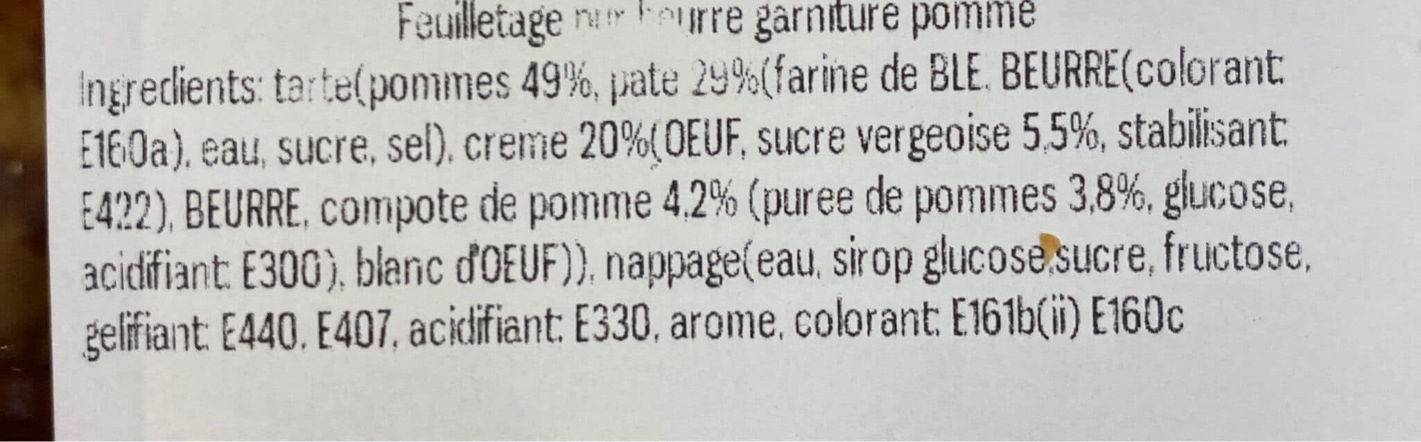 Emile Vergeois Tarte aux pommes vergeoise packshot