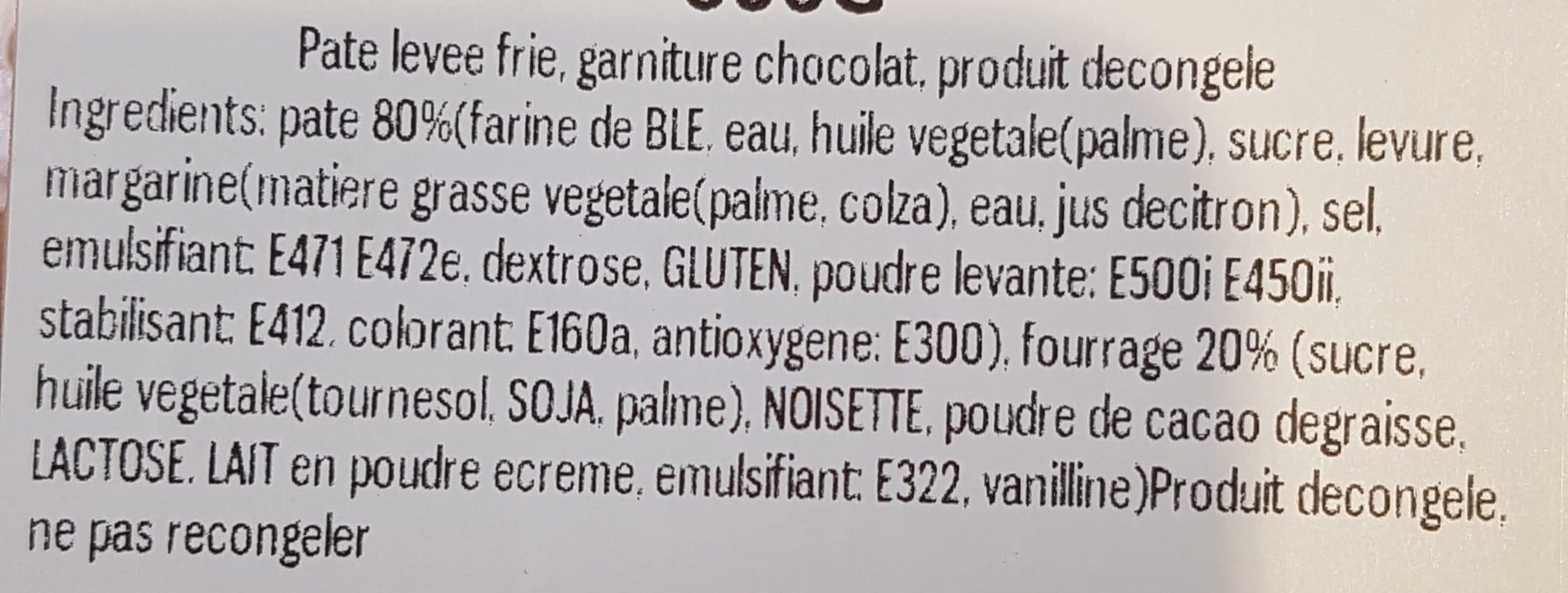 Open Food Facts Beignets parfum chocolat 600g packshot
