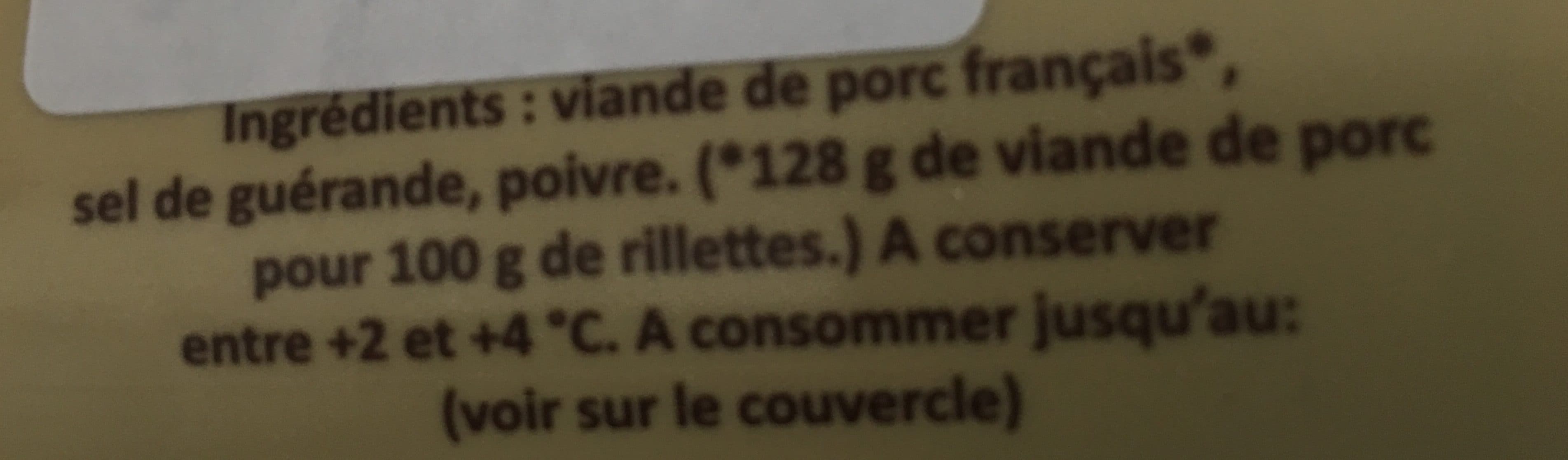 Charcuterie Cosme Rillettes packshot
