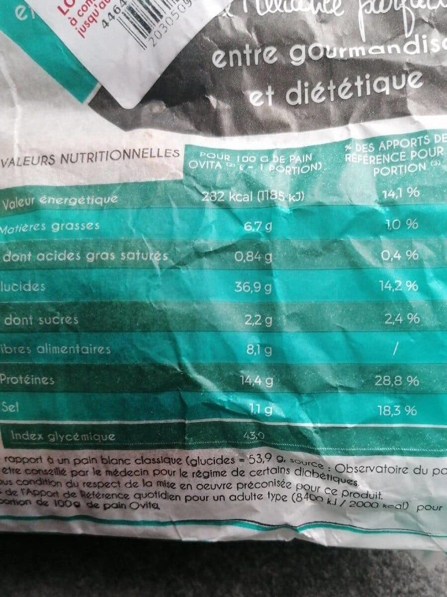 Open Food Facts Pain O Vita packshot