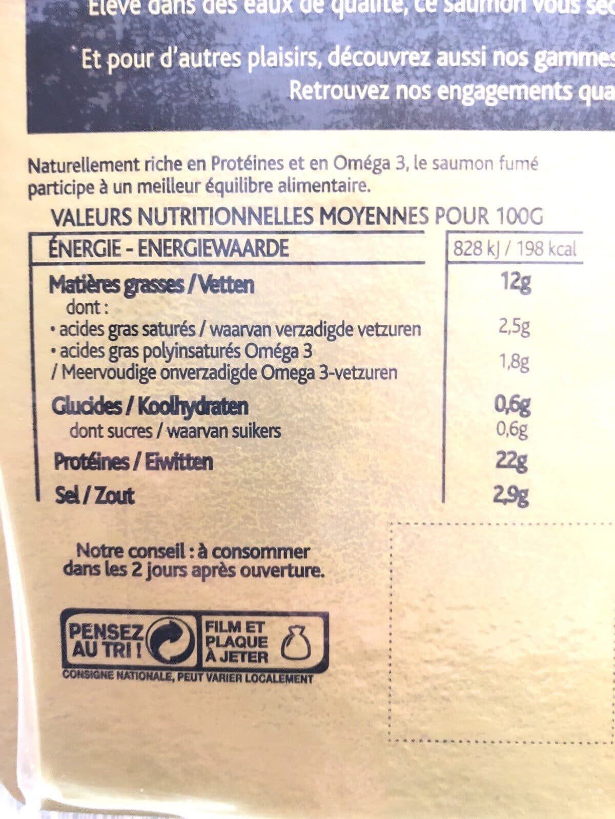 Open Food Facts Saumon bio packshot