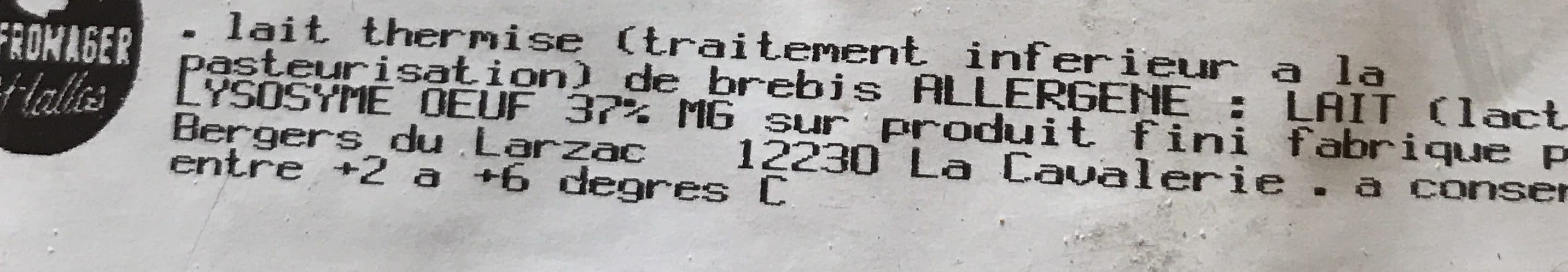 Le Fromager Des Halles Marotte packshot
