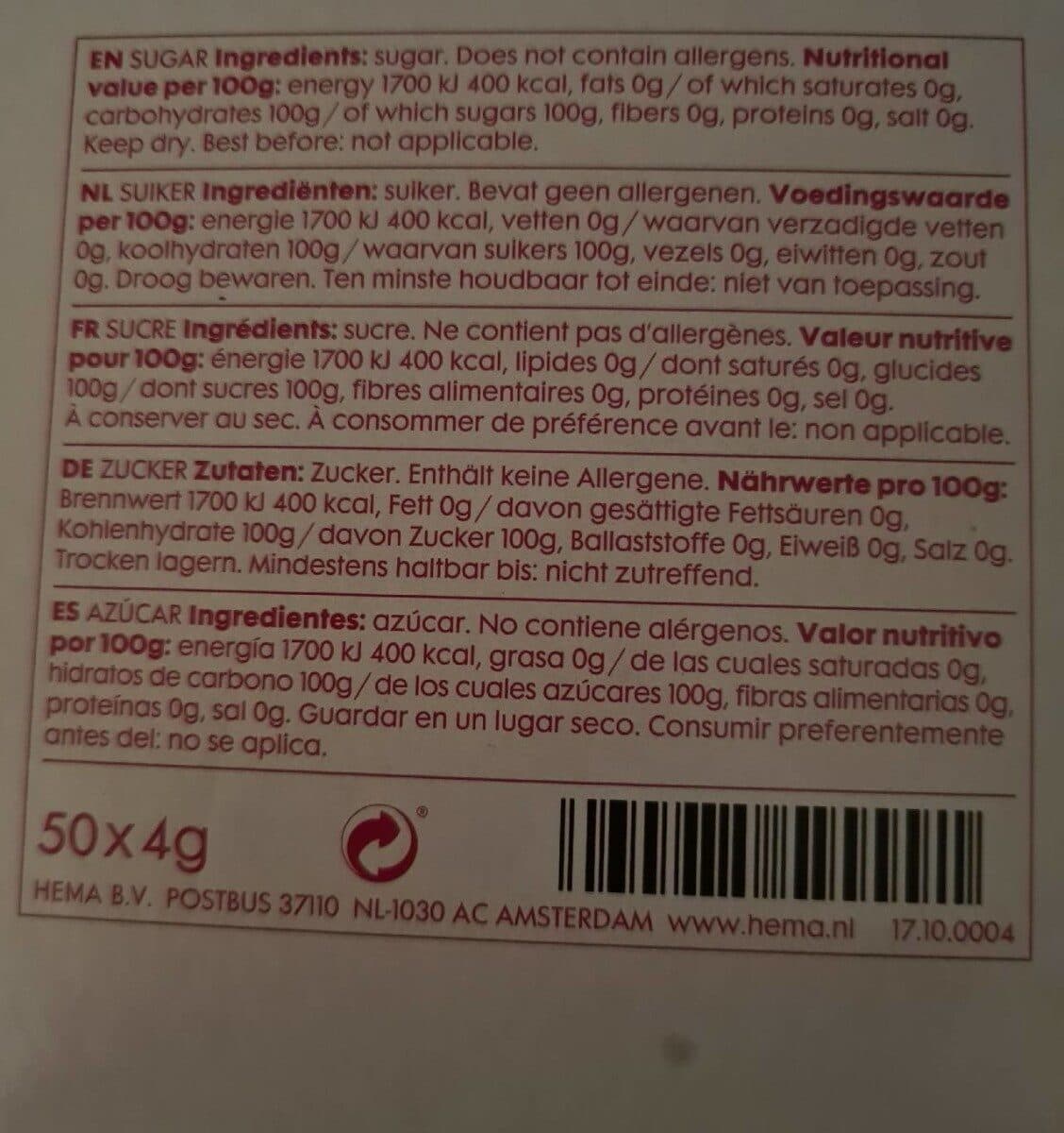 Open Food Facts Sugar sticks packshot