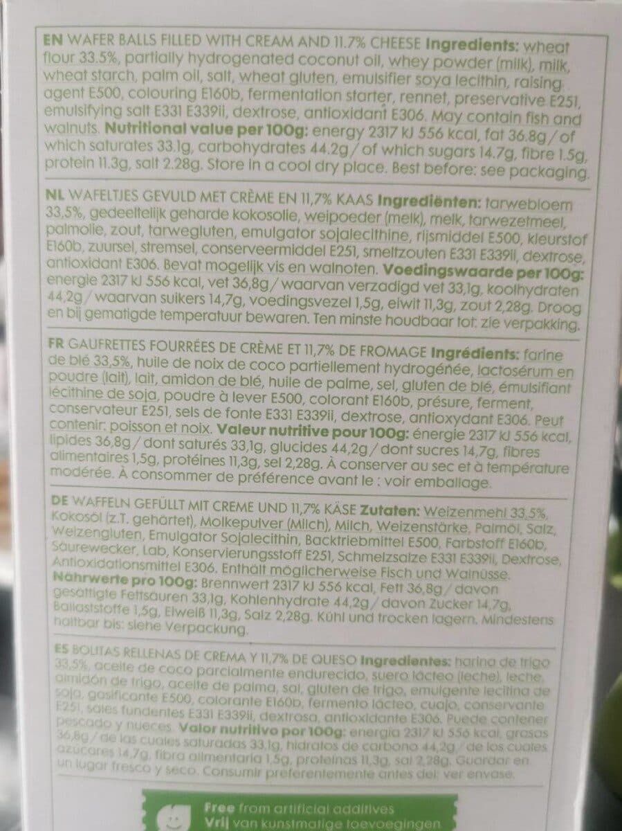 Hema Cheese balls packshot