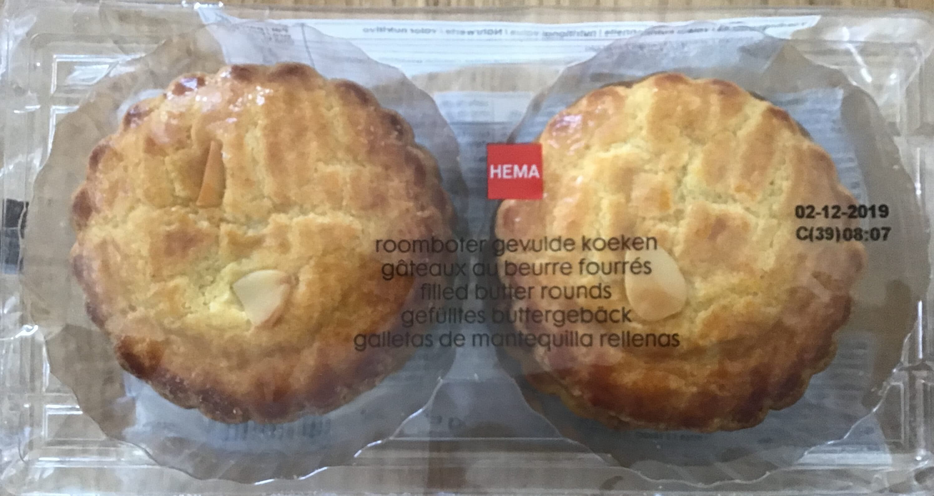 Hema Roomboter gevulde koeken packshot