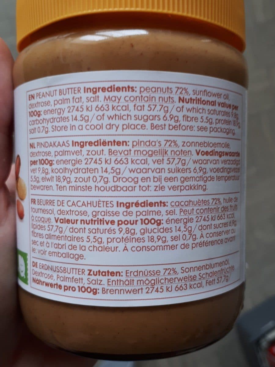 Hema Peanut butter packshot
