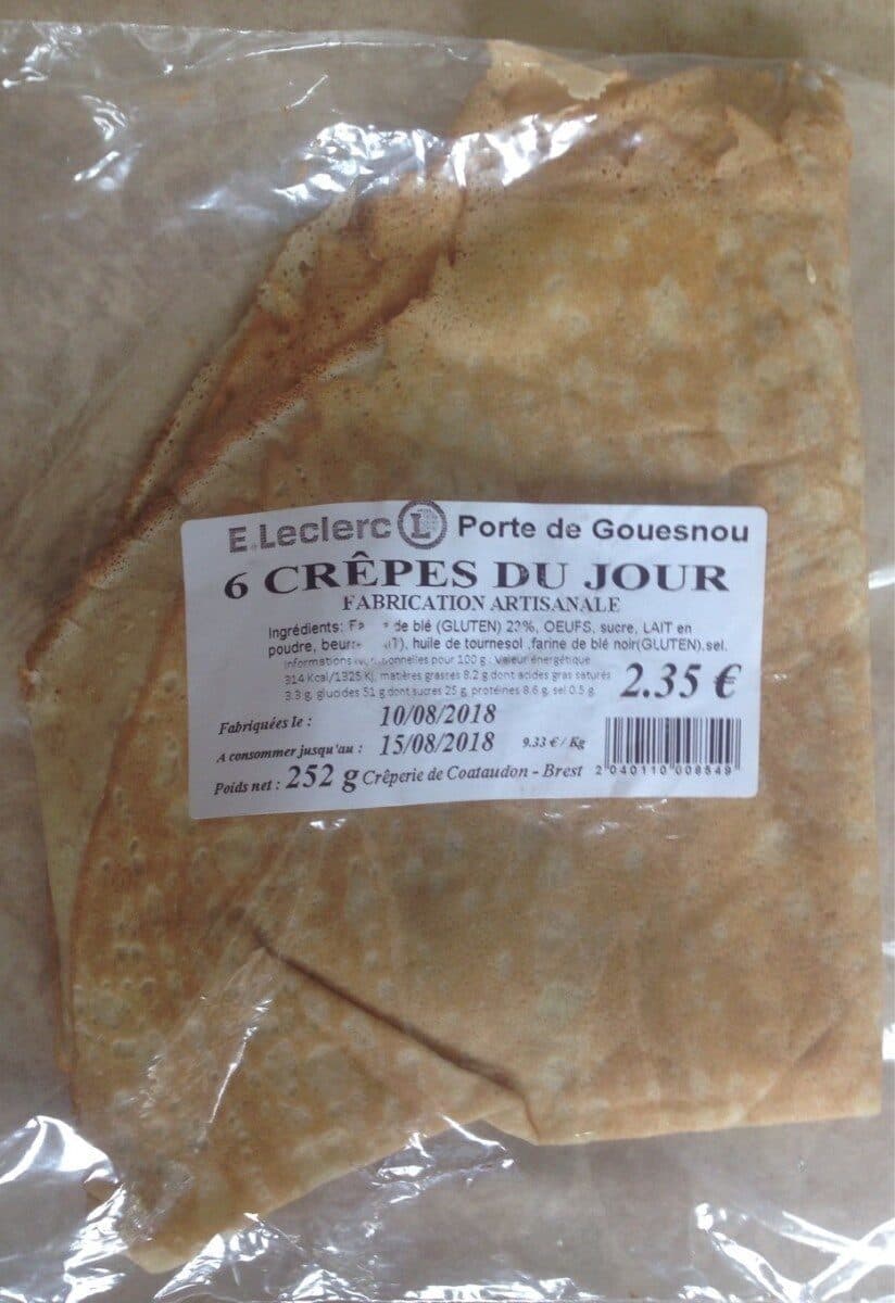 Open Food Facts Crepes du jours packshot