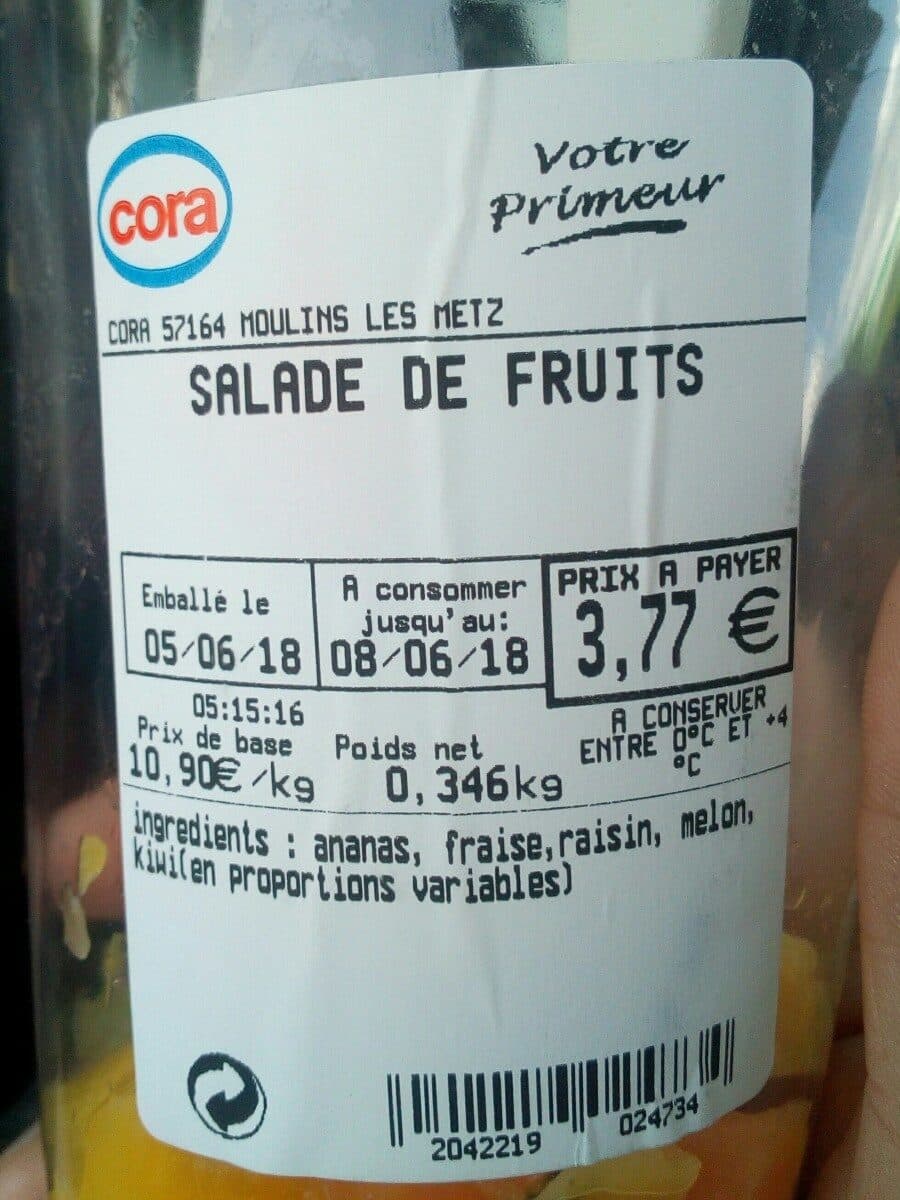 Cora Salade de fruits packshot
