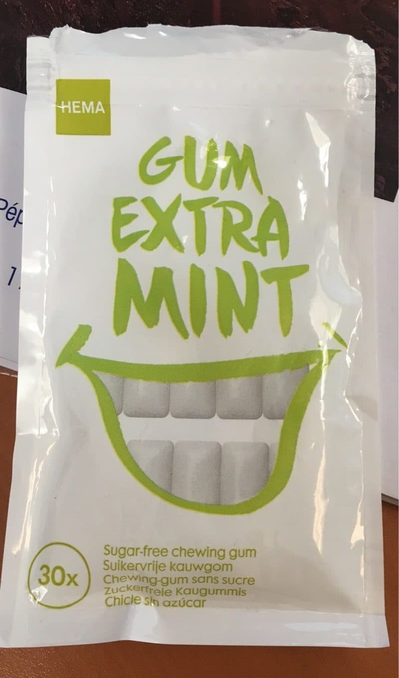 Hema Gum extra mint packshot