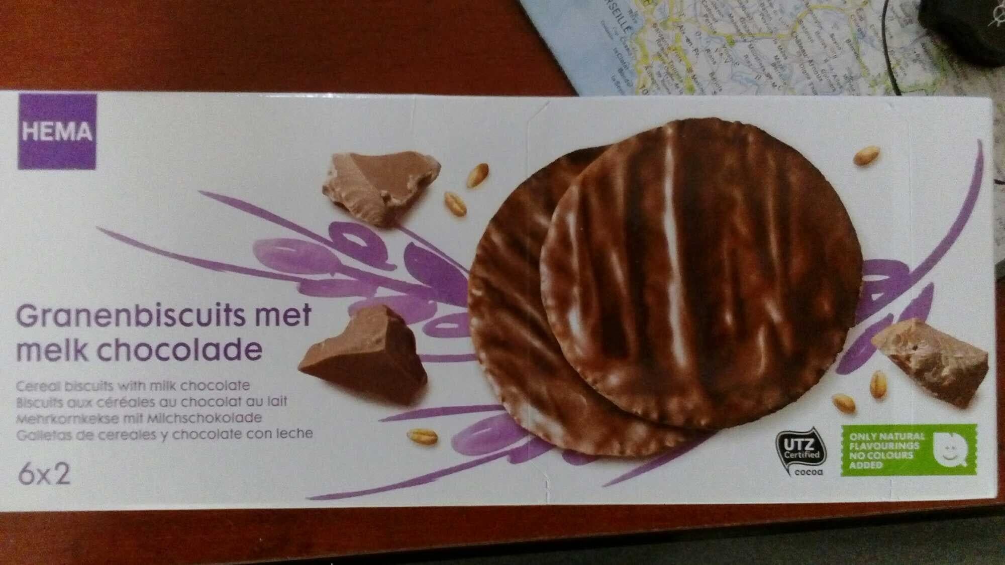 Hema Biscuits aux céréales au chocolat au lait packshot