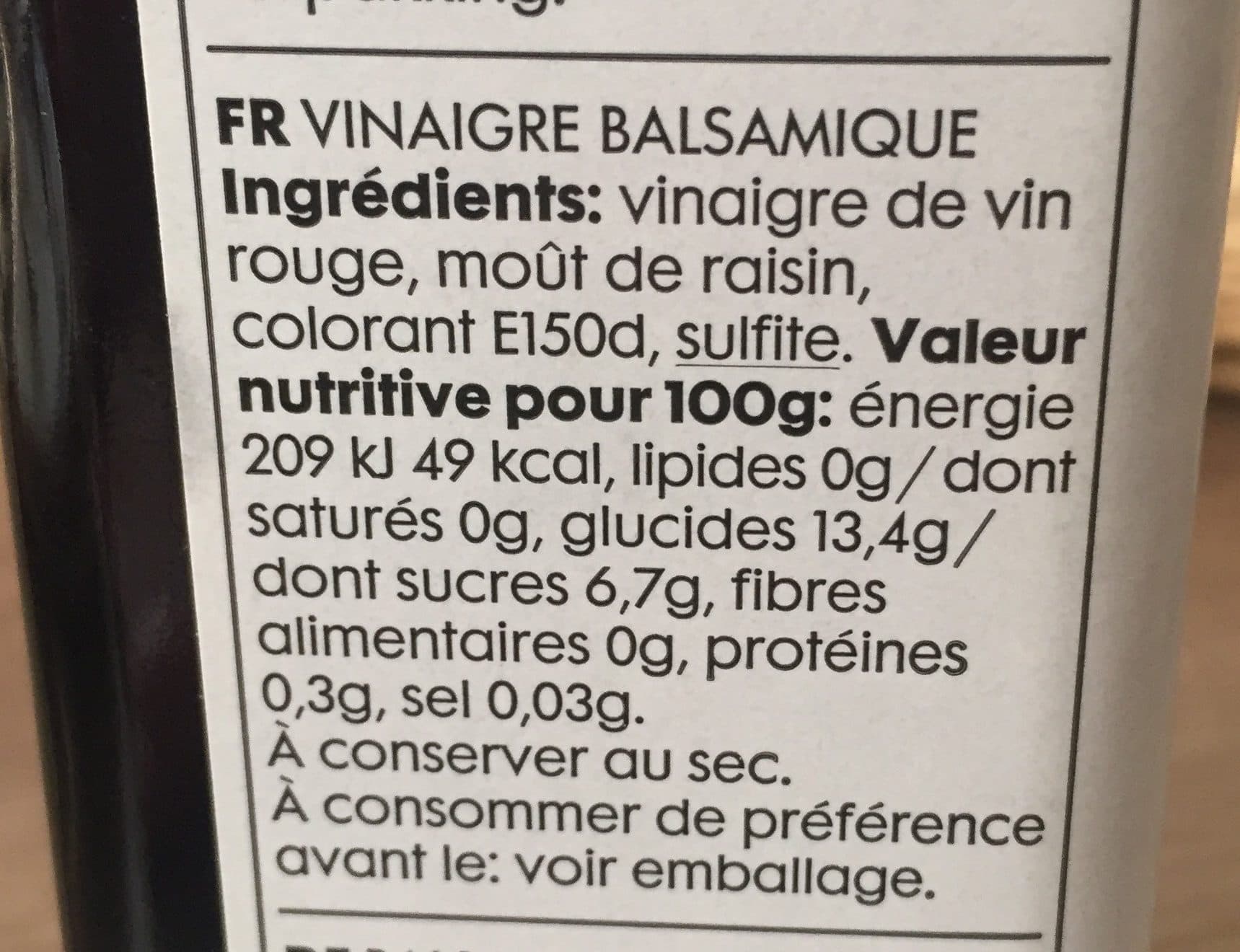 HEMA Balsamic Vinegar packshot