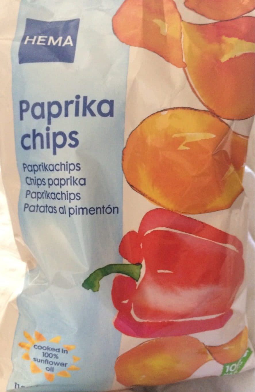 Hema Paprika chips packshot