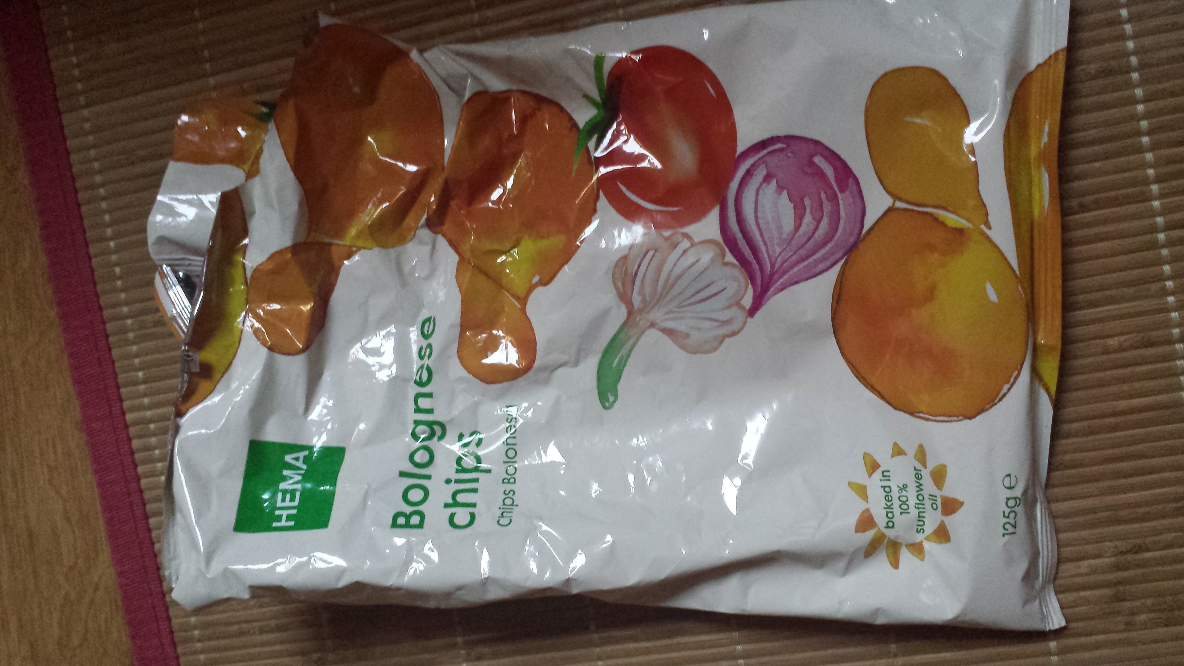 Hema Bolognese Chips packshot