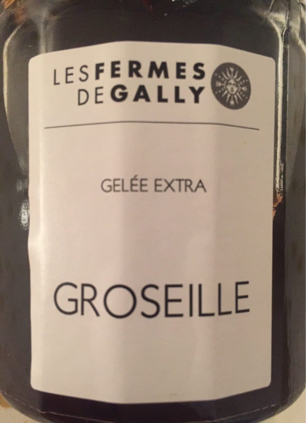 Les Fermes De Gally Gelée Extra Groseille packshot