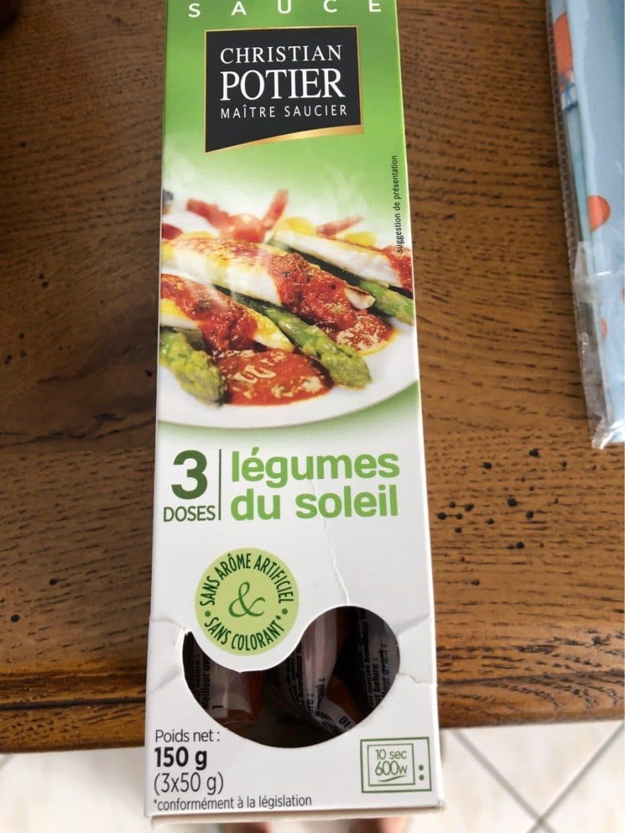 Open Food Facts Sauce legume du soleil packshot