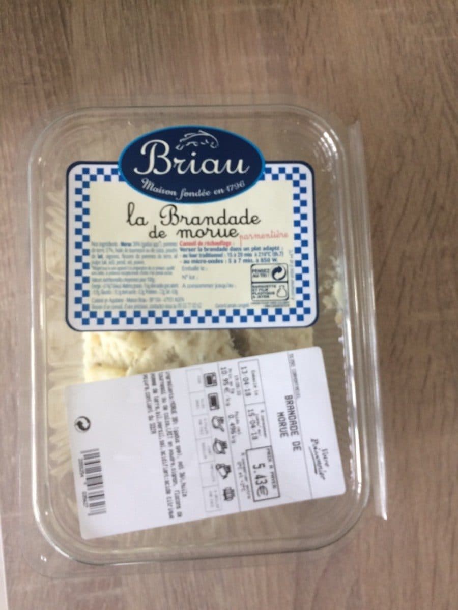 Briau Brandade de morue packshot