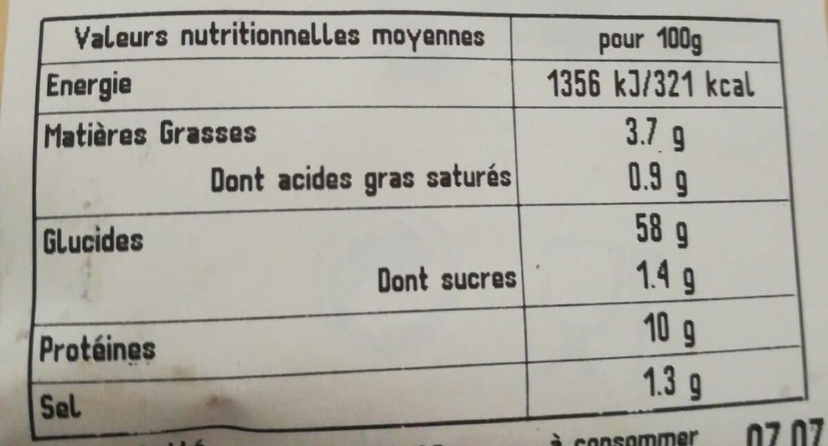 Open Food Facts Pain céréales packshot