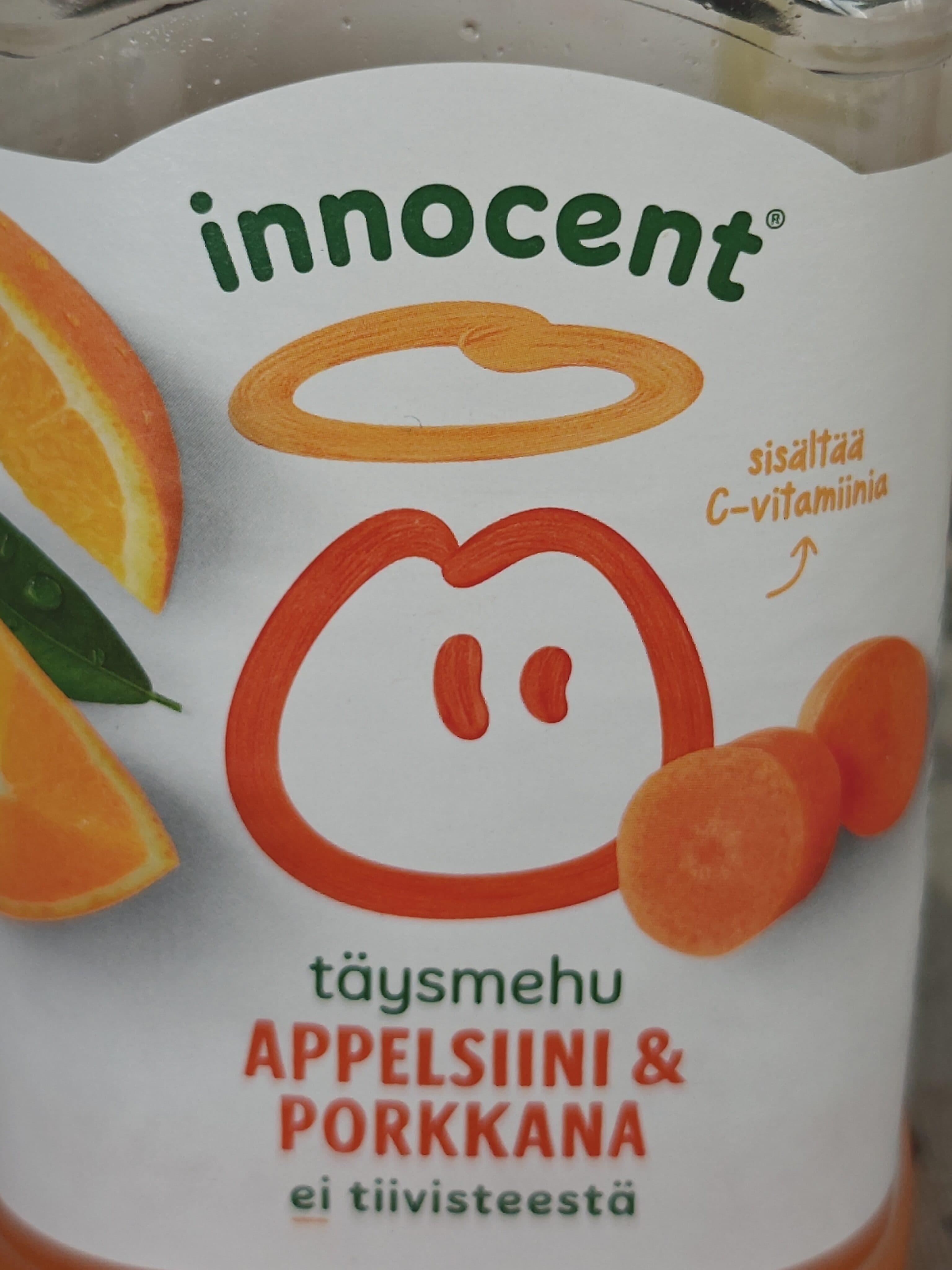 innocent Appelsiini & porkkana täysmehu packshot