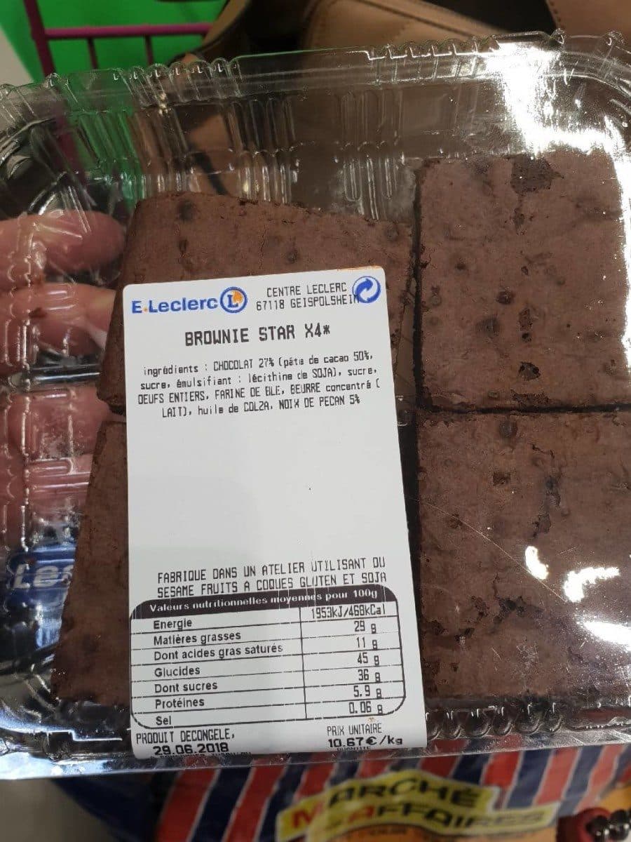 E.Leclerc Brownie star packshot