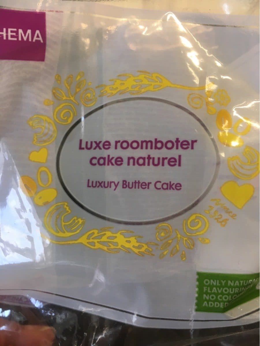 Open Food Facts Luxe roomboter cake naturel packshot