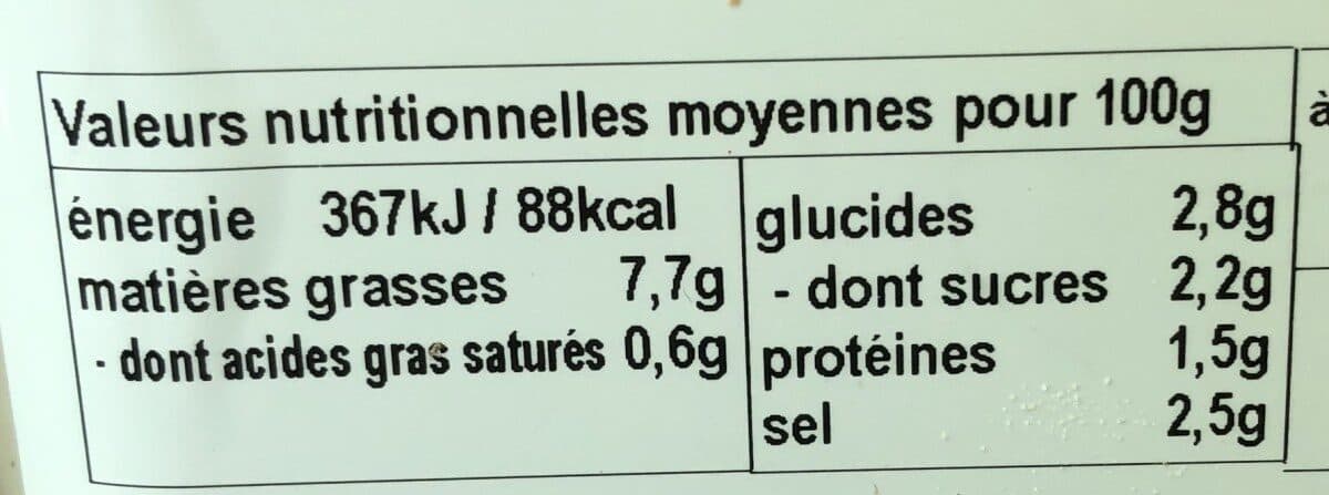 Open Food Facts Salade de radis noirs packshot