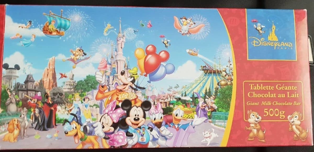 Disneyland Tablette Géante Chocolat au Lait packshot