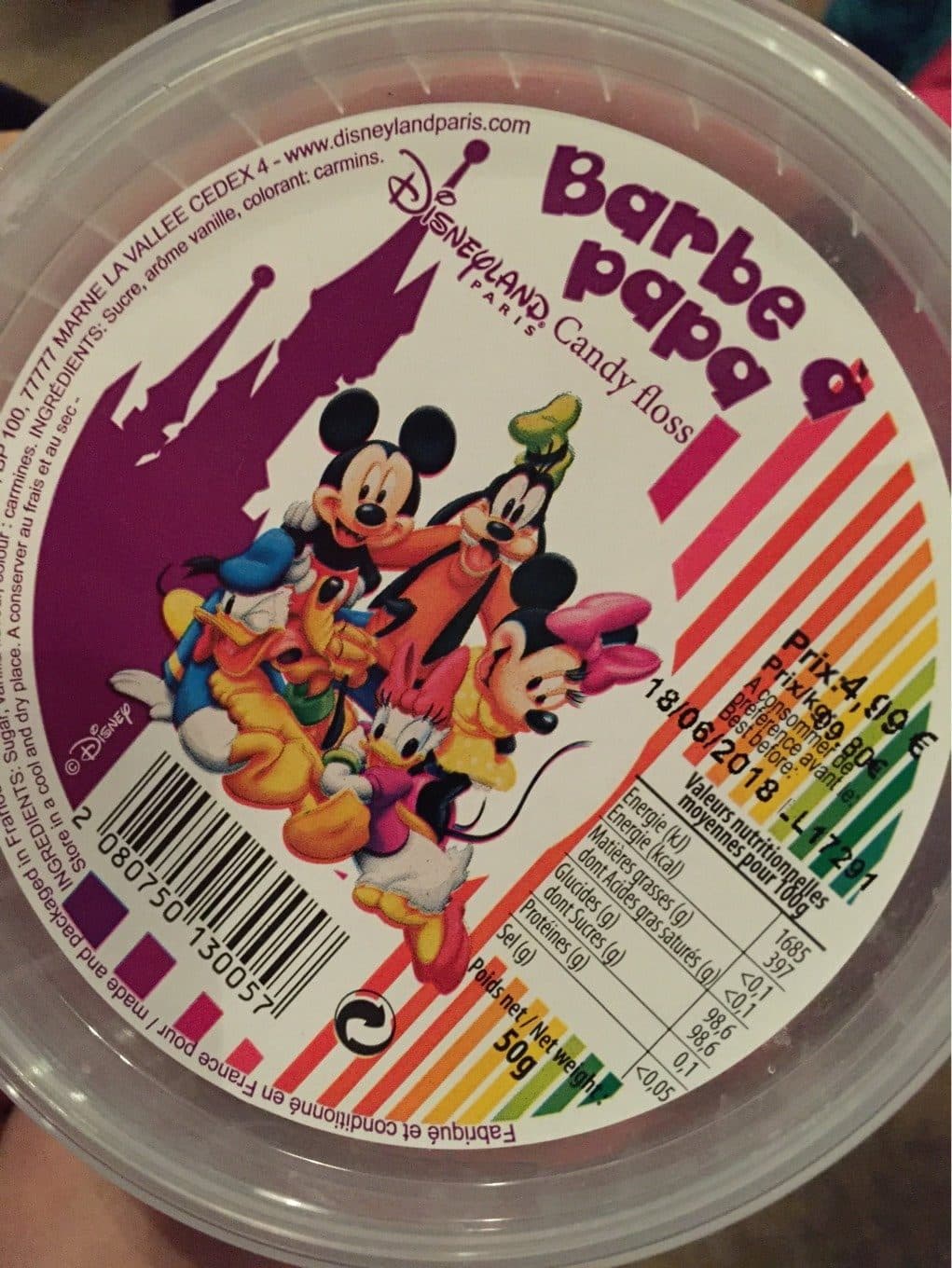Disneyland Paris Barbe à Papa packshot